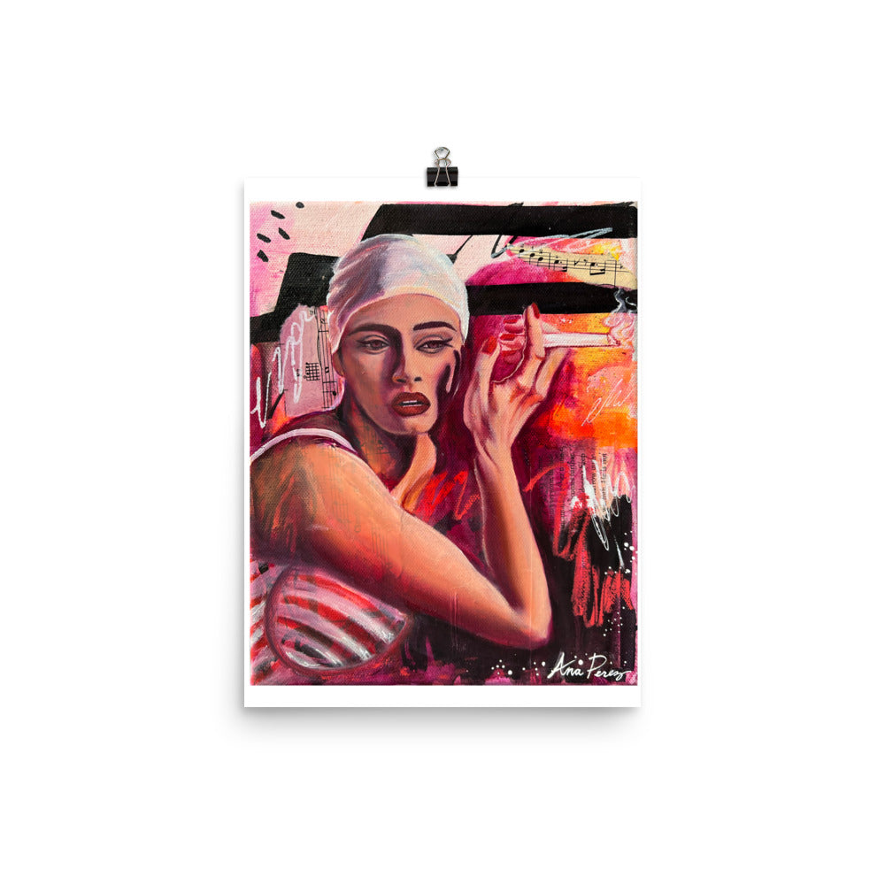 “Smoking and Swimming” Print